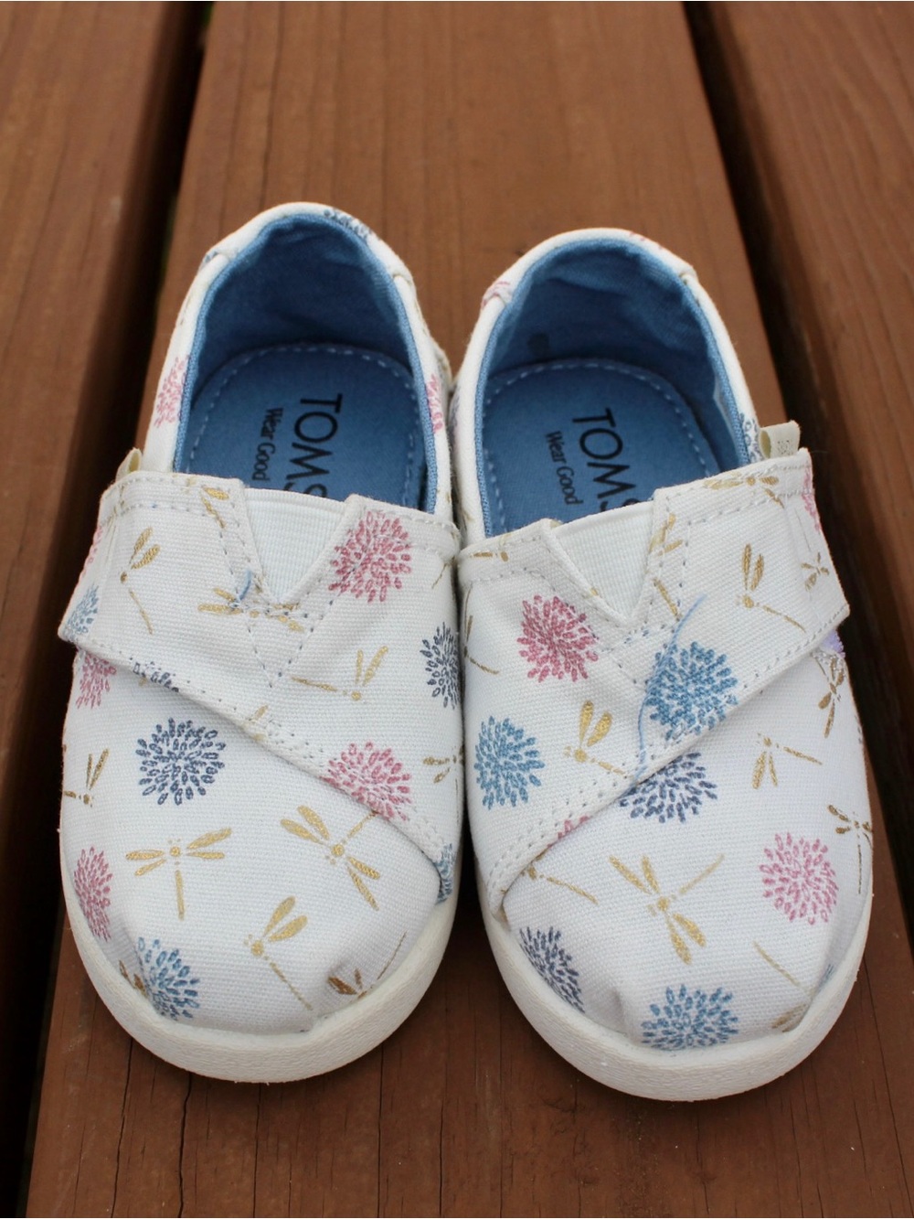 TOMS Toddler Kid's Alpargata Classic Shoes Sz 6